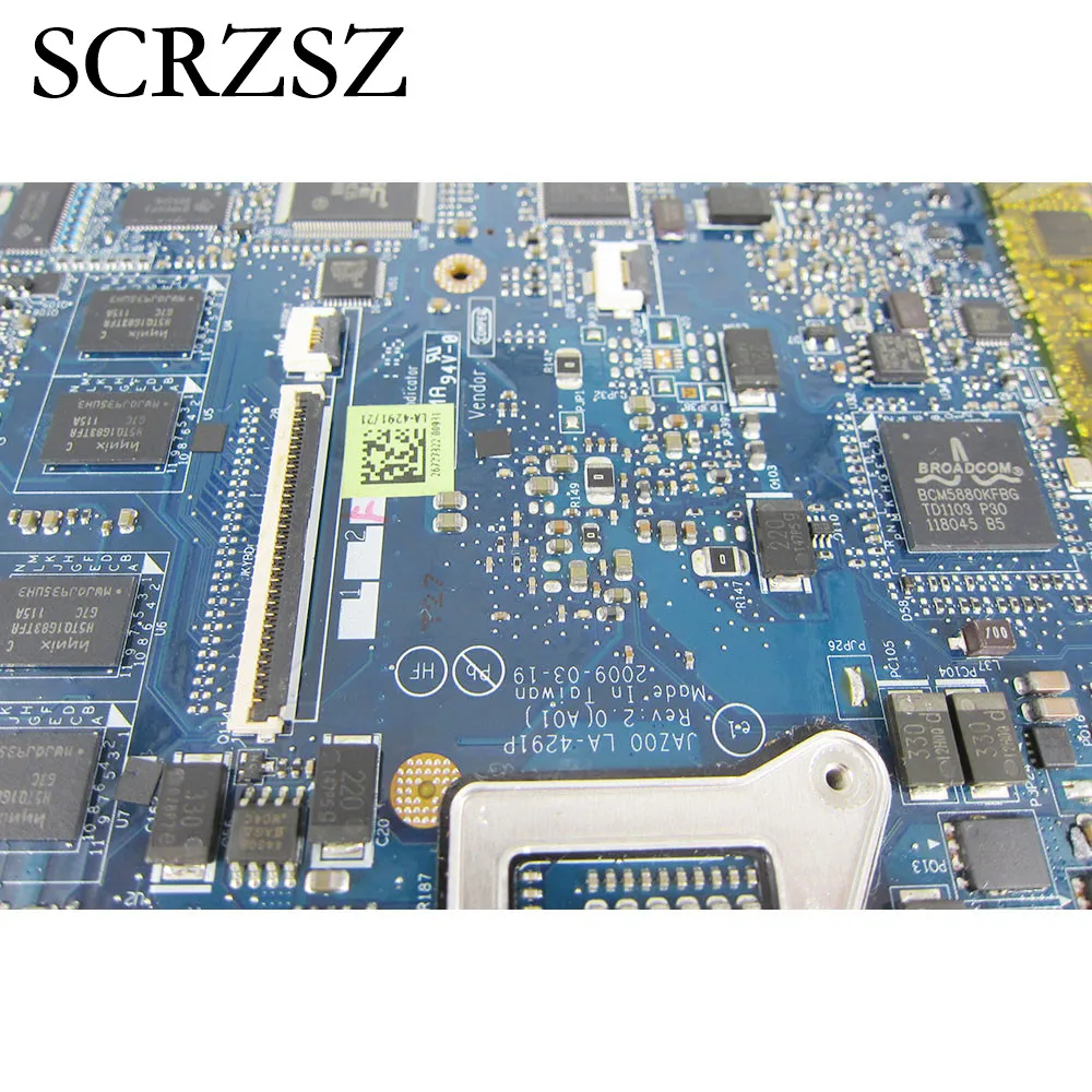 Imagem -03 - Jaz00 La4291p para Dell Latitude E4200 Computador Portátil Placa-mãe com Cpu Mainboard