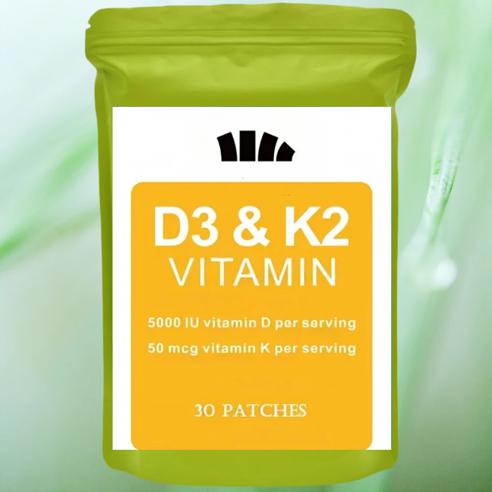 Vitamin D3 And Vitamin K2 ( Transdermal Patches Support Overall Health 30 Patches
