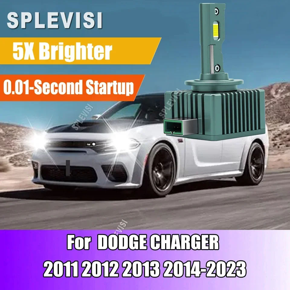 

Светодиодная лампа LED 24000Lm D3S 120W 6000K для фар автомобиля, ксеноновая лампа для DODGE CHARGER 2011-2023