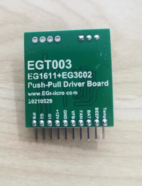 2 PiecesEGT003 Push-pull Quasi-resonant 1000W Inverter Front Driver Board EG1611+EG3002 Driver Module