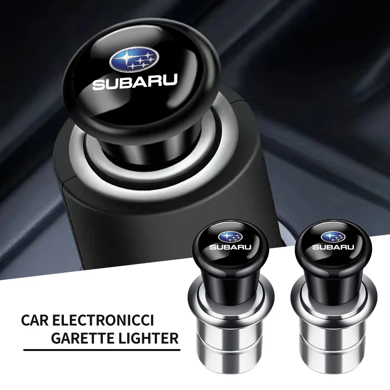 

1Pc Car Cigarette Lighter Plug Adapter Portable Power Outlet Car Styling for Subaru WRX Forester Outback Crosstrek Legacy Levorg