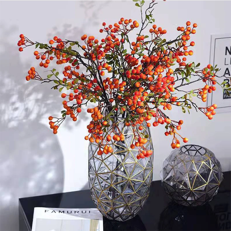 Nordic Rhombus Outline Glass Vase Indoor Flower Vase Modern Home Decoration Hydroponic Flower Vases Decoration Creative Gift