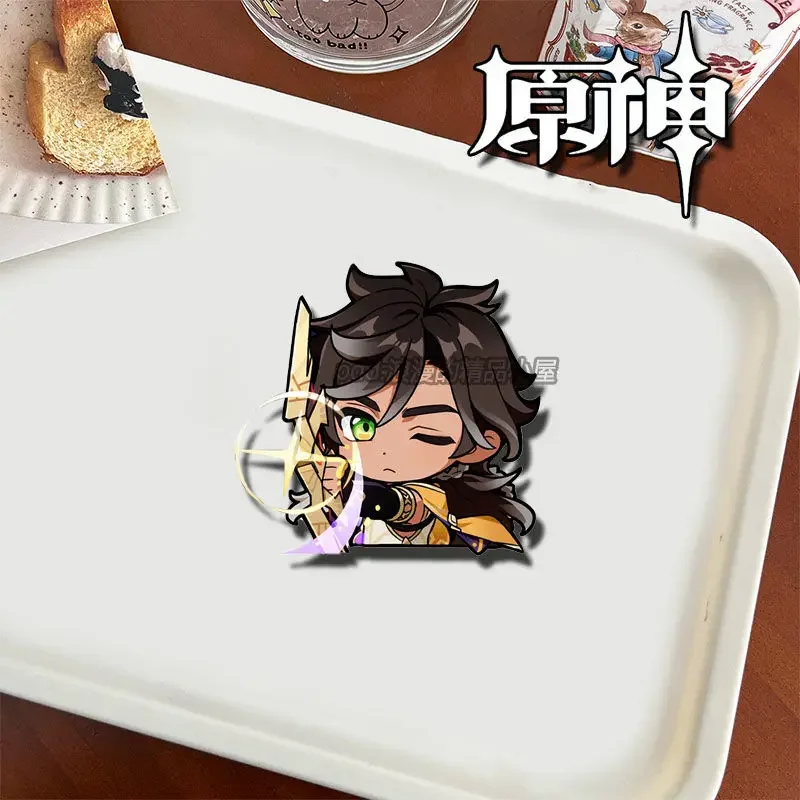Genshin Impact Sethos, фигурка Kawaii, значки на булавке для лица, аксессуары для косплея заключенного, акриловый значок с героями мультфильмов, коллекция брошей на пуговицах