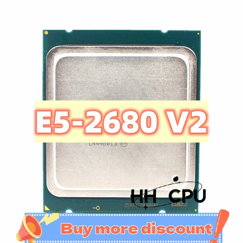 Xeon E5-2680 v2 E5 2680v2 E5 2680 v2 2.8 GHz Ten-Core Twenty-Thread CPU Processor 25M 115W LGA 2011