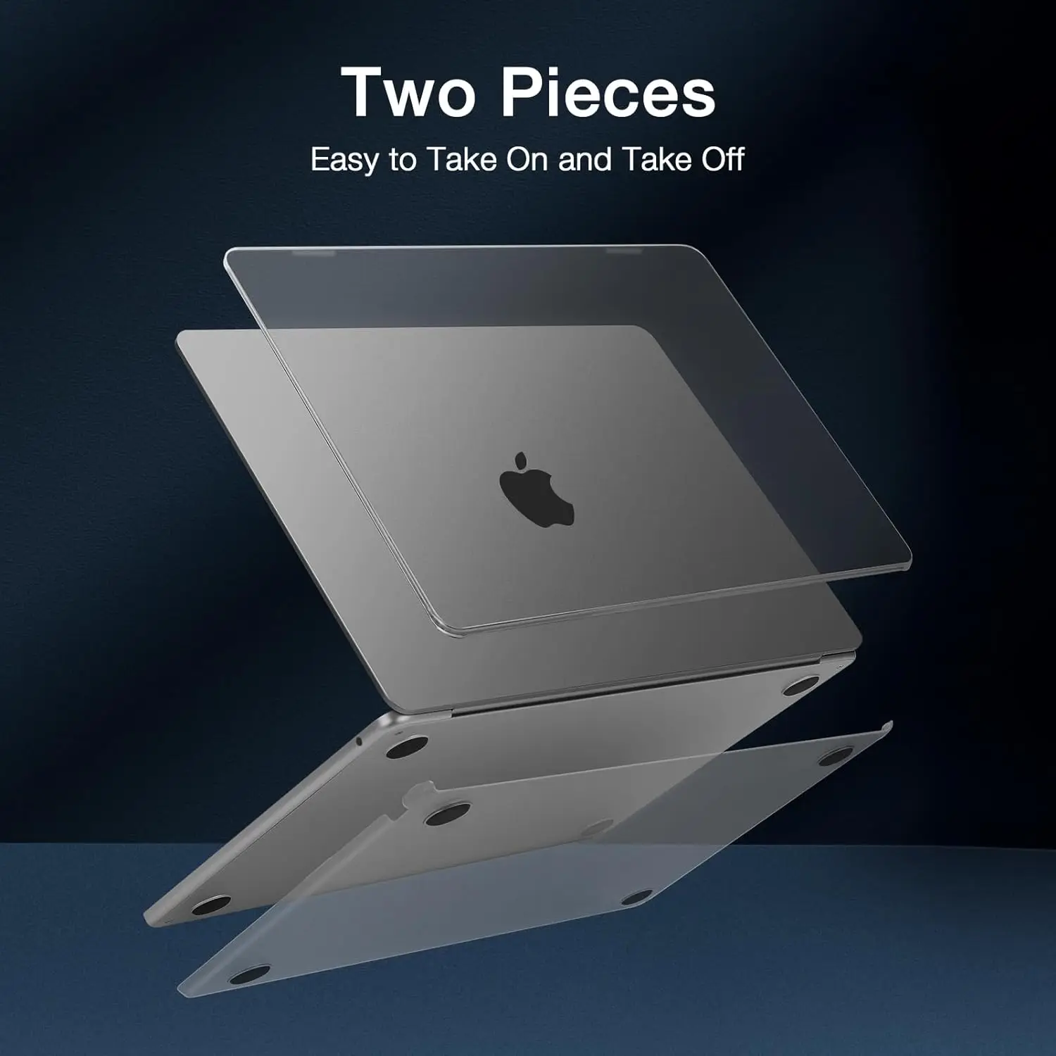 Ultra thin Case for 2024  Macbook Pro 14 A2442 Air Pro 13 M2 chip 2020 A2337 A2338 M1 Pro 13.3 Full Cover shell