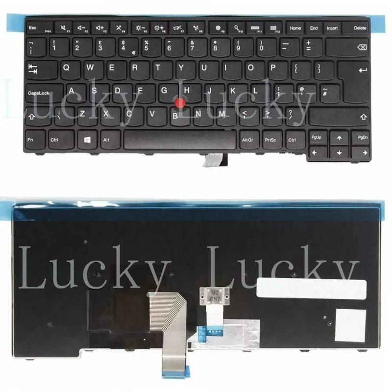 f For Lenovo Thinkpad T440 T440s T440p L450 T450s T460 UK Qwerty Keyboard English