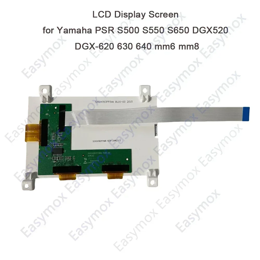 야마하 LCD 디스플레이, DGX520 PSR S500 S550 S650 DGX-620 630 640 Mm6 Mm8 Hjdj5428 (48) 320240B3FF0WA