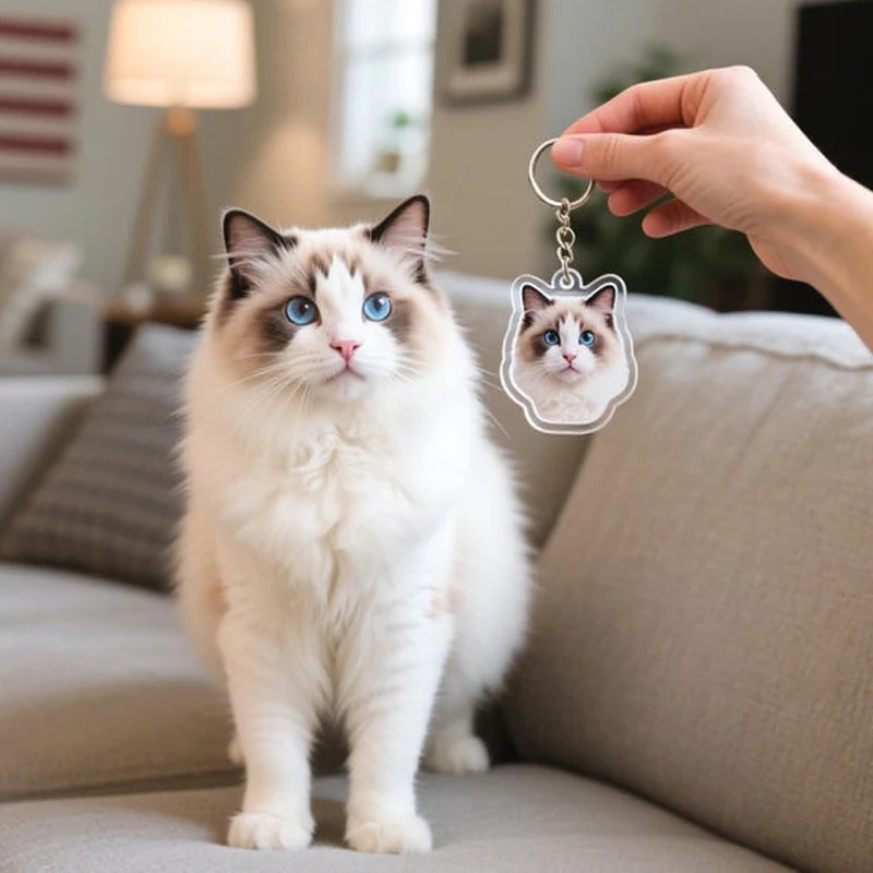 พวงกุญแจสัตว์เลี้ยงแบบกำหนดเอง - Pet Portrait Custom บทวิจารณ์และราคา