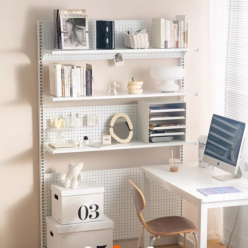 Bookcase Desk  Rack Estante Para Livros Furniture Display Modern Bookshelf Vertical Floor Display Learning Storage