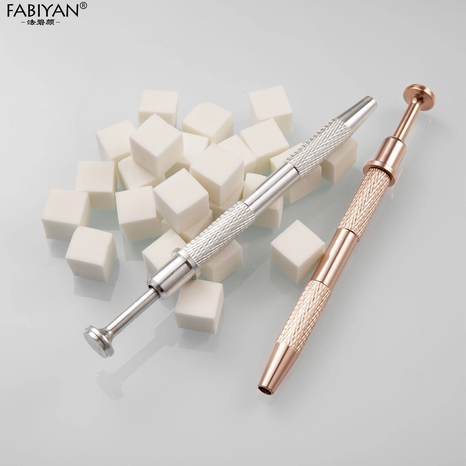50Pcs Mini Sponge Gradient Nail Art Stamper Tools Gel Polish Color Gradient Brush Glitter Powder Dotting Pen For Manicure - view 4