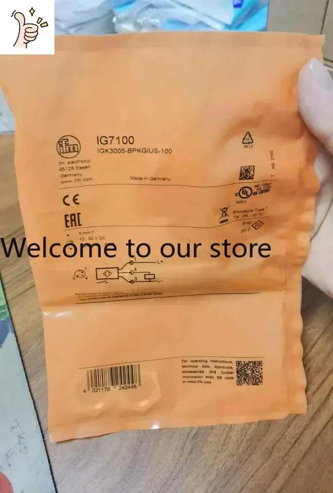 

Бесплатная доставка 2026: Датчик IFM IG7100 (оригинал, подделка - 10-кратная компенсация)