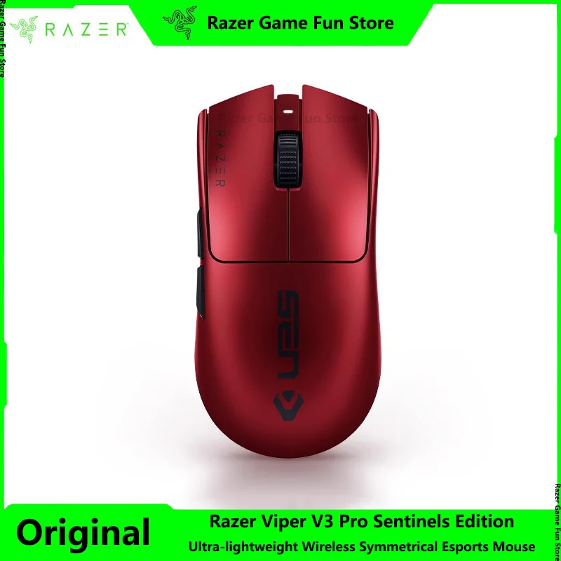 Razer Sentinels Edition Viper V3 Pro 54g Ultra-lightweight Wireless Symmetrical Esports Mouse 35K Optical Sensor - 95 Hr Battery