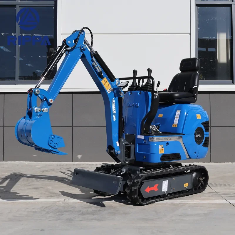 Wholesale New 1ton Mini Excavators Manufacturers RIPPA R06 Hydraulic Orchard Household Engineering Machinery Small Digger