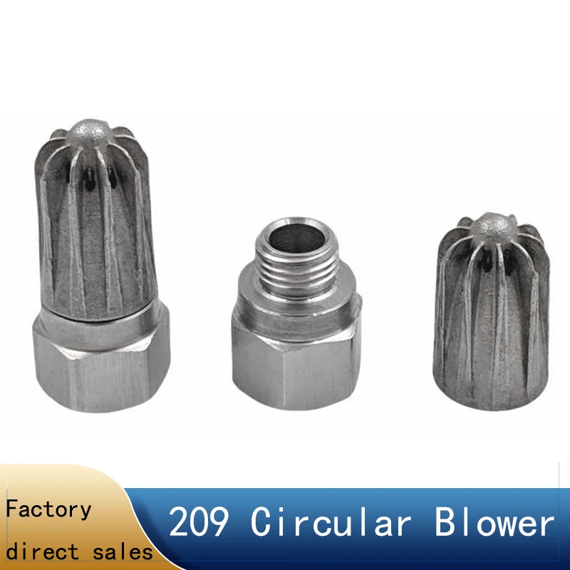 209 stainless steel air nozzle 209L/210 circular blowing, humidifying, cleaning and dust removal spray head