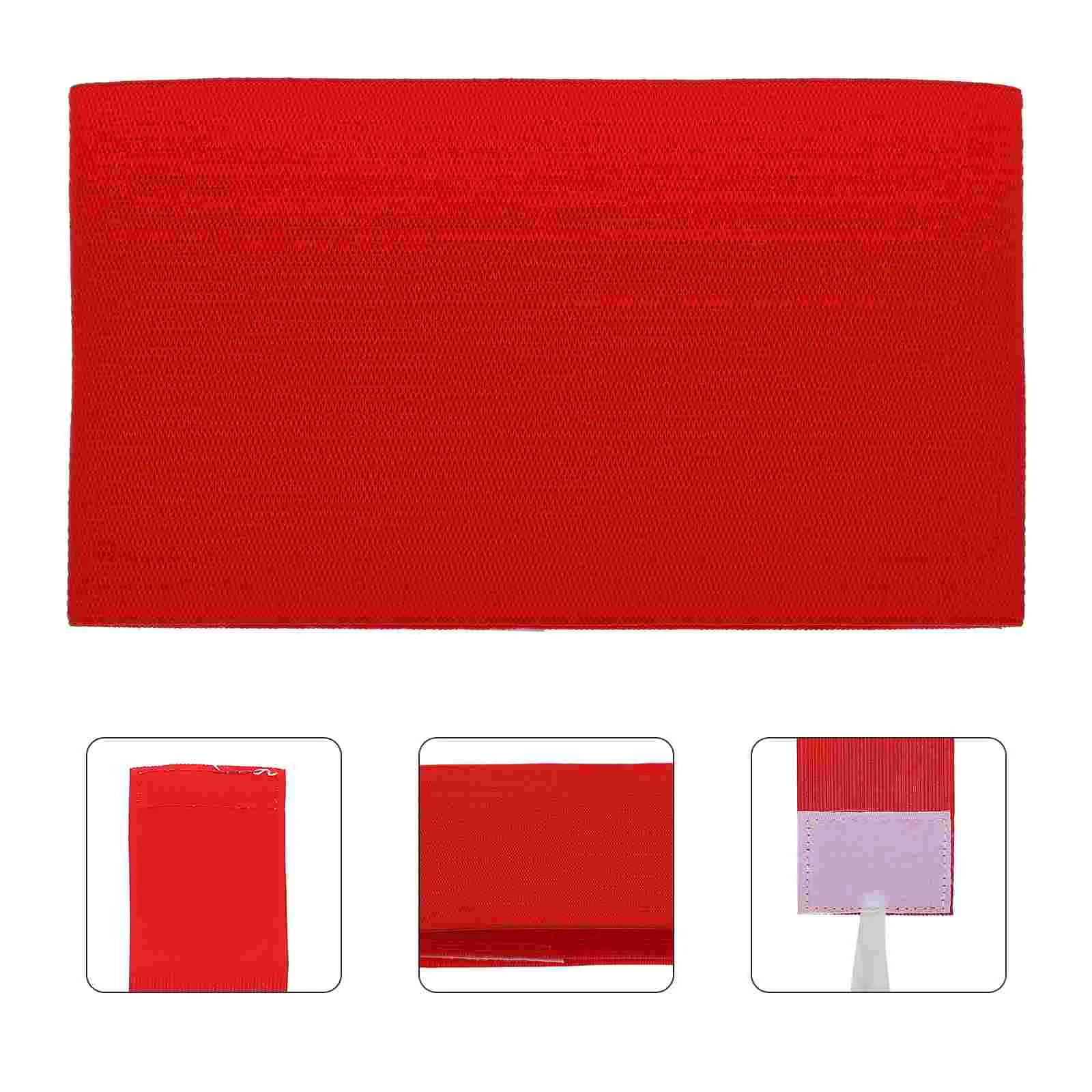 4 Pcs Adult Captain Armband Elastic Bright Armbands for Captains Sports Nylon Captain's Portable