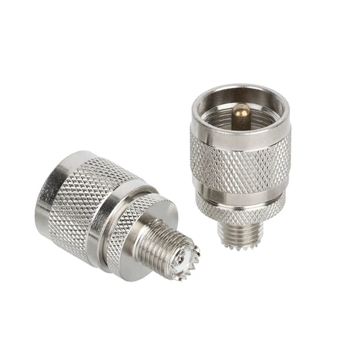 Imagen 2 del producto Conector Mini UHF MINI UHF hembra a UHF macho PL259 SO239 KENWOOD antena a Motorola RF adaptador de giro UHF radio MINI UHF
