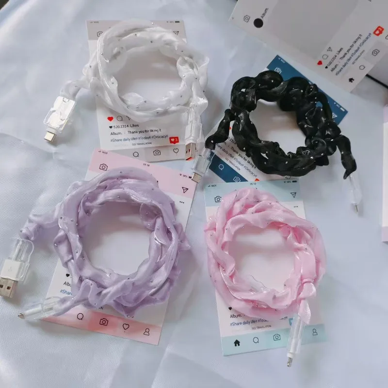 Phone Charger Cable Protector Anti-Break Dust Plug Cover for Android iPhone Type-C, Cartoon Bite Guard Cord Saver view 3
