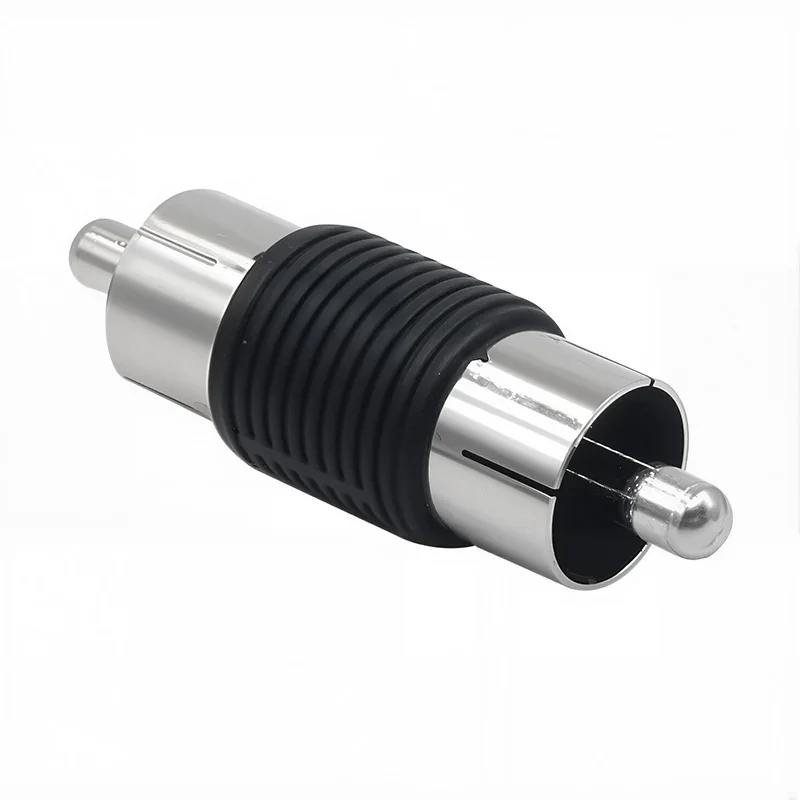 5 piezas conector macho a doble hembra RCA enchufe de loto, toma RCA hembra, adaptador de audio de 3 hembras para cable de video 6