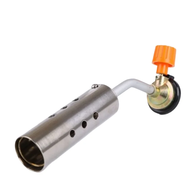 Butane Torch Outdoor Camping BBQ Flame Gun Soldering Heat Gun for Welding Brazing Gas Torch Lighter with Adjustable Flame