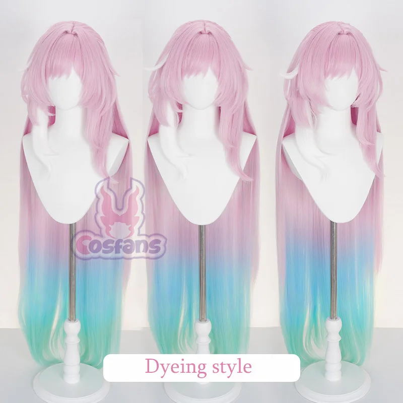 Gioco Honkai Star Rail Cyrene Parrucca Cosplay 120 cm Tintura/Sfumata Parrucche Per Le Donne Cosplay Anime Parrucca Resistente Al Calore Capelli Sintetici