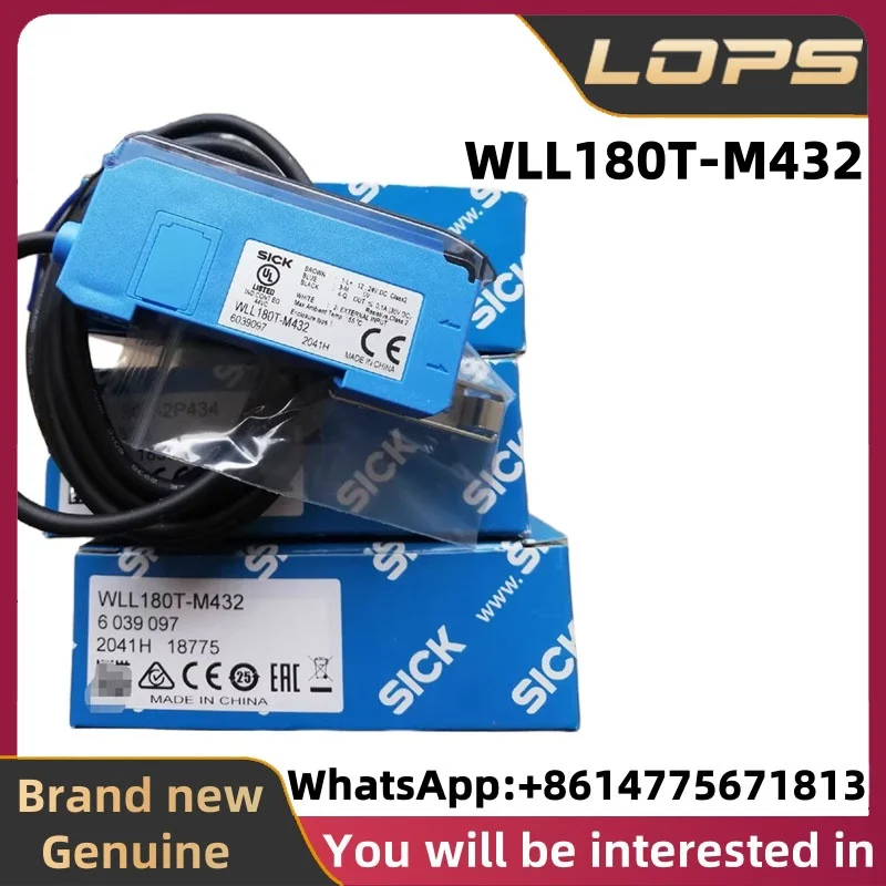 WLL180T-M432 Brand New Original SICK Sensor 6039097 Fiber Amplifier Suitable for Industrial Automation Control Systems