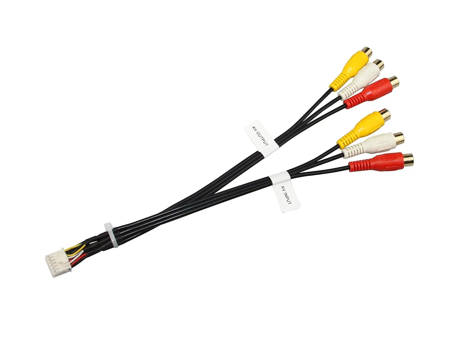 12Pin RCA Harness Compatible with Kenwood 6 RCA Audio Video Input Output