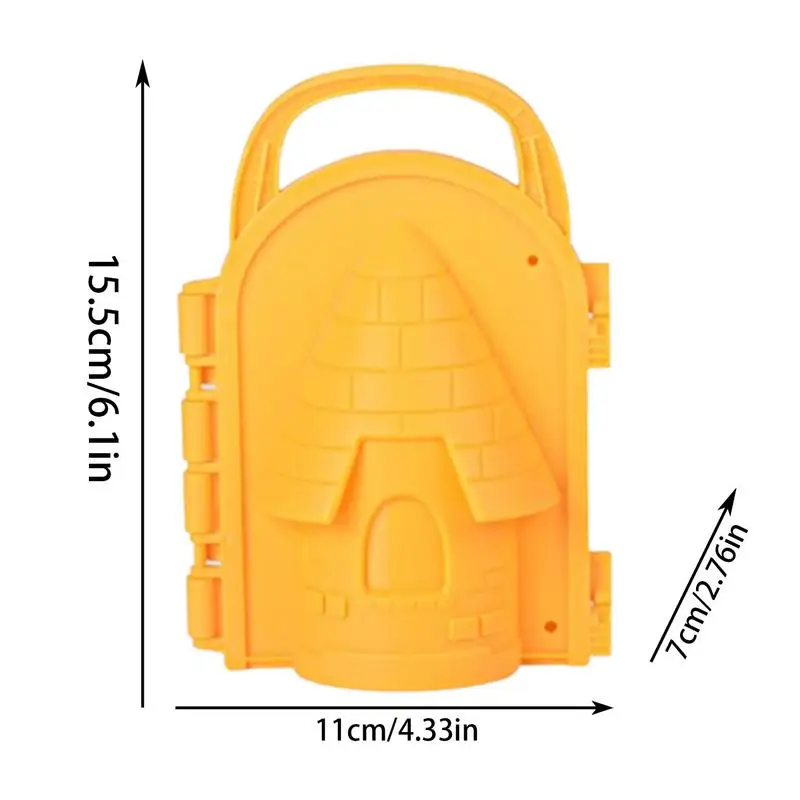 Formy do piasku Rzeźba śniegu Formy Zimowe zabawki śnieżne Kreskówka 3D Zamek śnieżny Formy Zimowy robot śnieżny Zabawka dla dzieci na zewnątrz