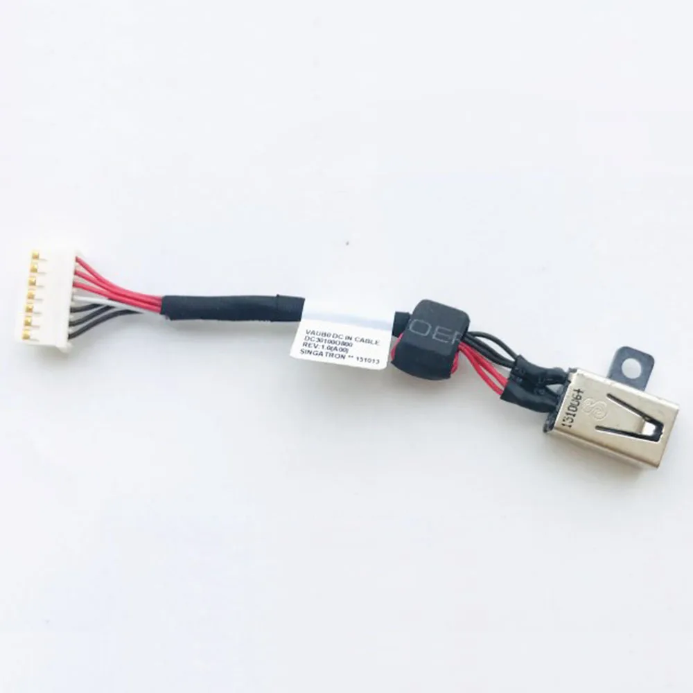 1pc presa di alimentazione cc presa di ricarica per Dell XPS 15 9550 9560 connessione Computer nera e connettore Jack Dock di alimentazione