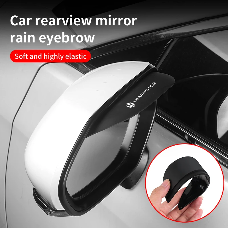 

2pcs Car Rearview Mirror Rain brow Sun Visor Accessories For Leapmotor T03 S01 C11 C01 C10 Leap Motor