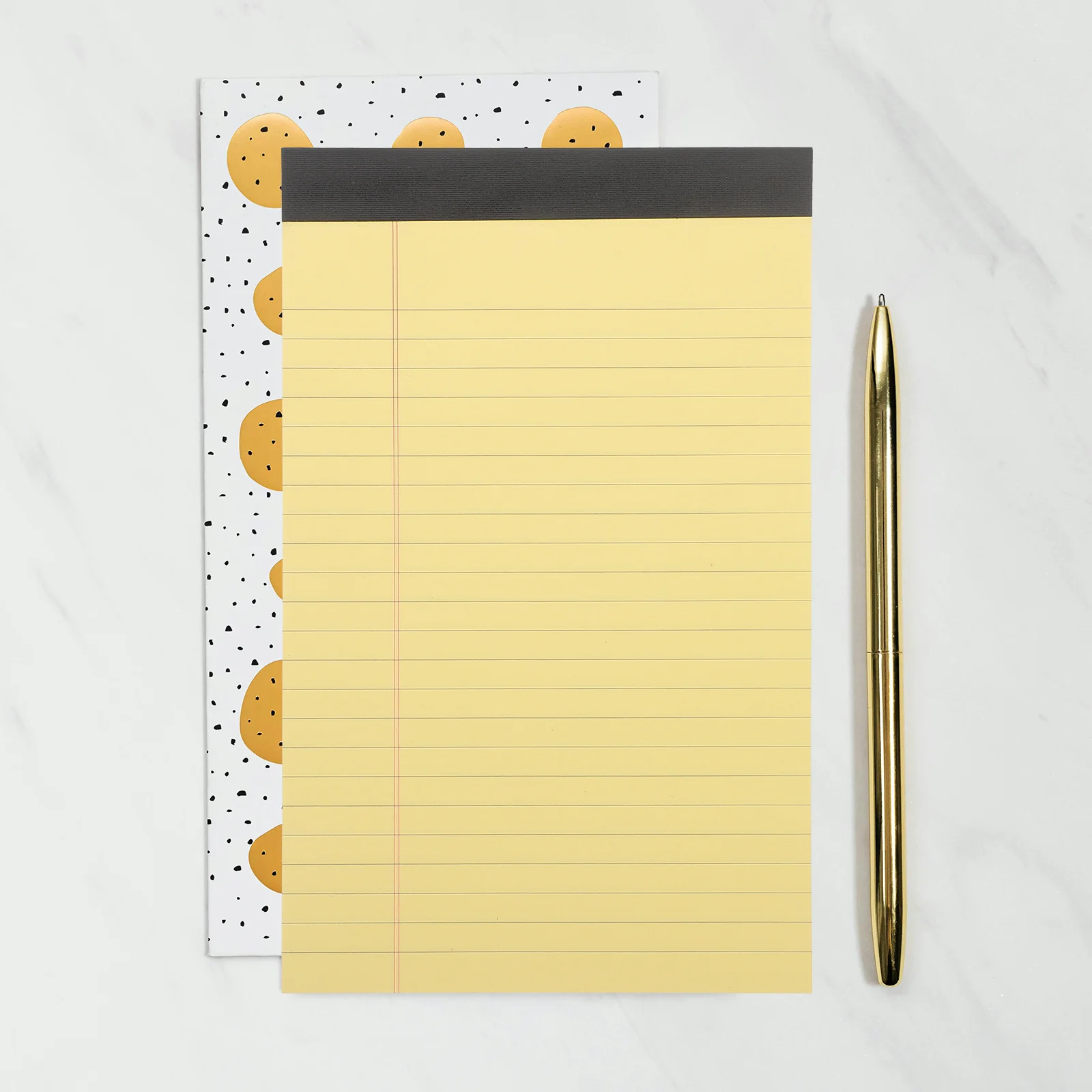 

4 Books Tear Off Planner Notepad Daily Desk Schedule Note Pad Planner for Work School Travel to Do List Pads Yellow Legal Pad