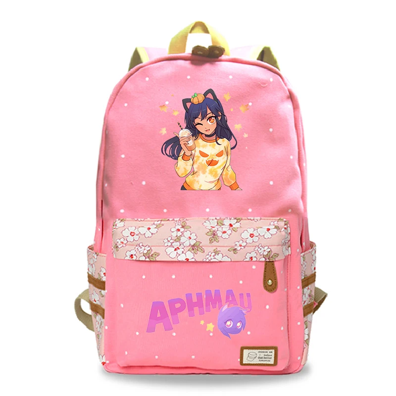 Aphmau drucken Schult asche Kinder Grundschule Mittels chüler Rucksäcke Junge Mädchen Blumen Bücher tasche Mode Reise Laptop Rucksack