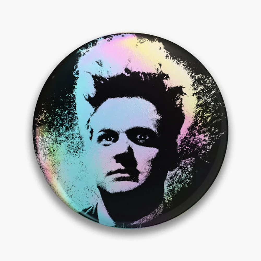 ERASERHEAD 1977 CULT CLASSIC HORROR MOVIE! Pin Holographic Star Heart Pin Brooches Laminated Button Fashion Accessory