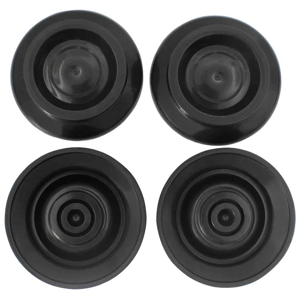 4 Pcs Piano Mats Foot Pads Caster Cups Musical Instrument Grand Non-slip Floormat