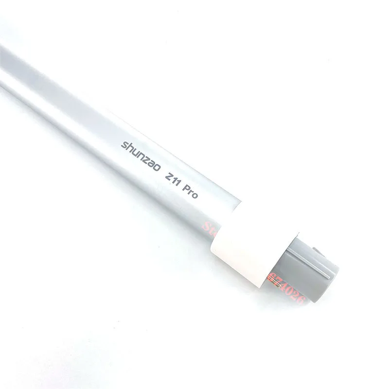 Varilla de Metal de extensión Original para aspiradora Shunzao Z11 Pro, accesorios de repuesto para aspiradora (blanco plateado)