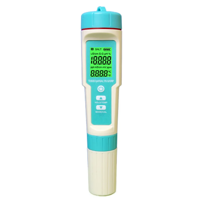 

Seven-in-one water quality detector C600 multi-functional ph salinity hydrometer ORP negative potentiometer tds detection pen