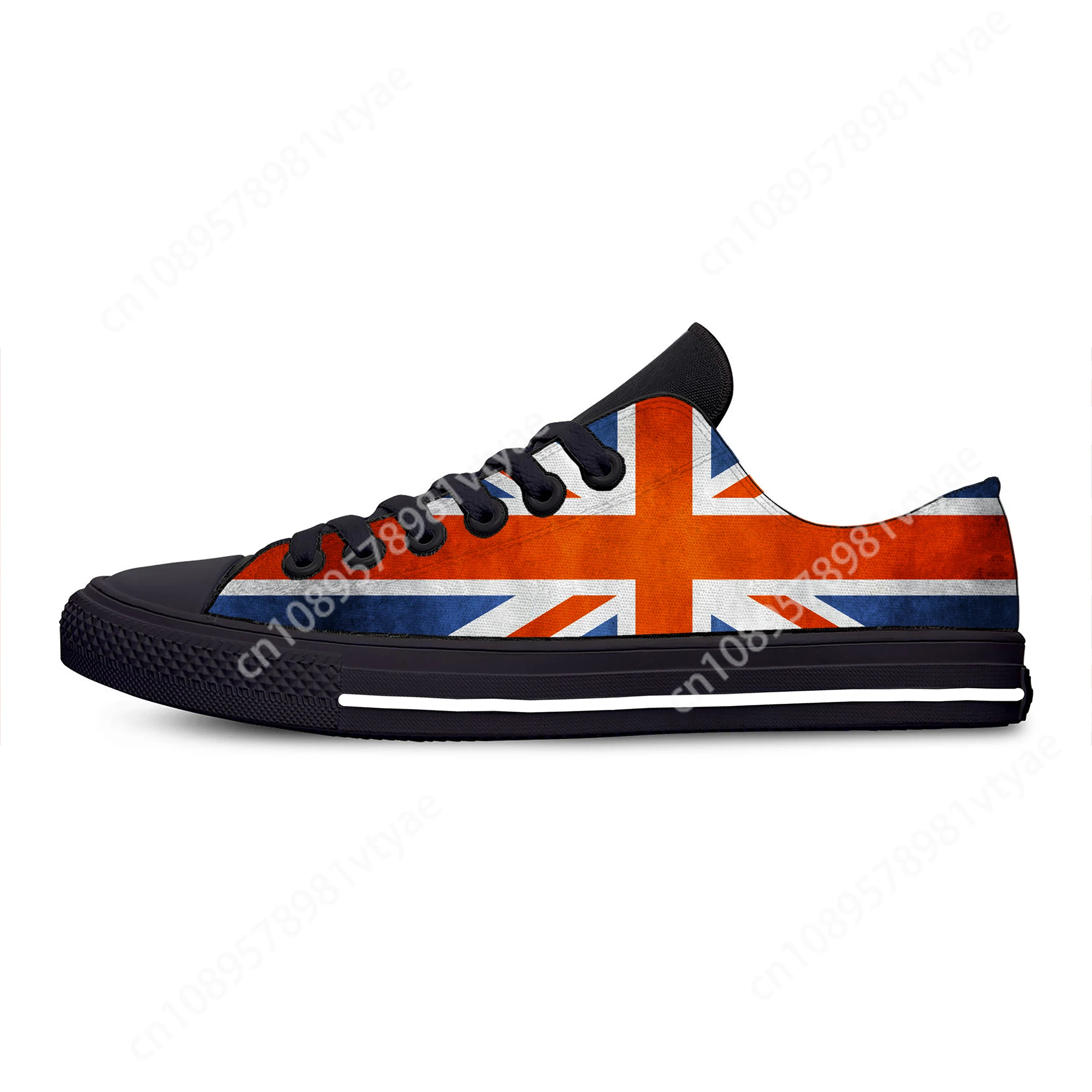 Hot Britain British UK Flag Union Jack United Kingdom Casual Shoes Low Top Lightweight Board Shoes Breathable Men Women Sneakers