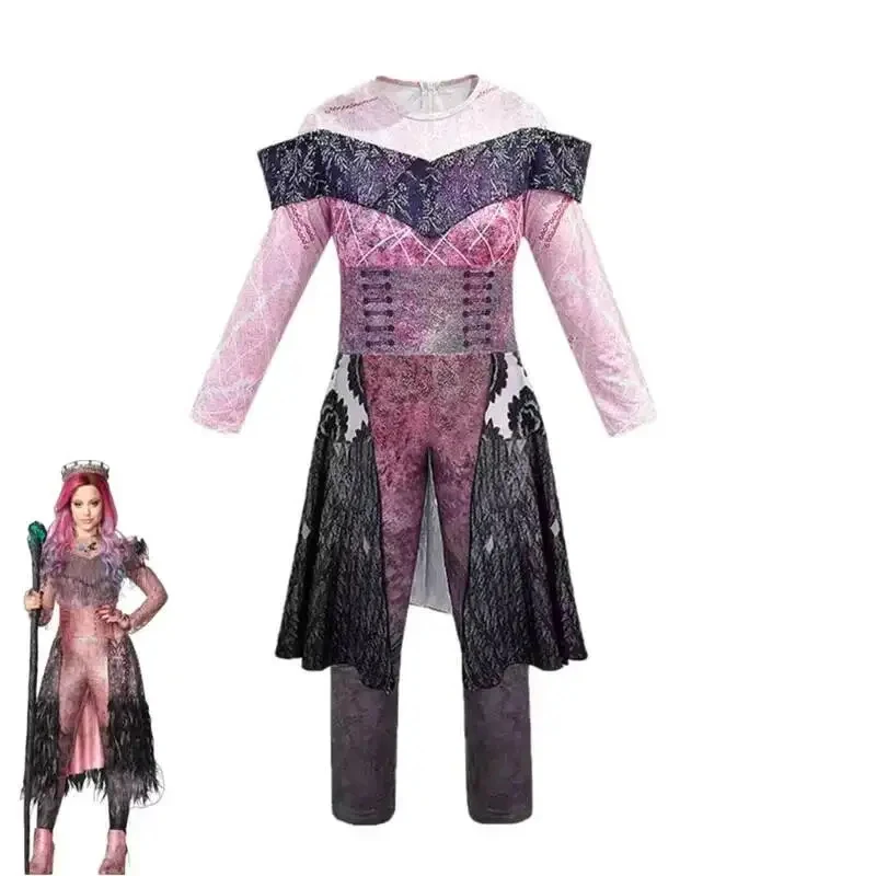 

3'x,4'f\6/5;e,8\v,5/Mal Descendants 3 Cosplay Girls Halloween Costumes For Kids Women Disguise Party Queen Audrey Evief;5,b'7\k.