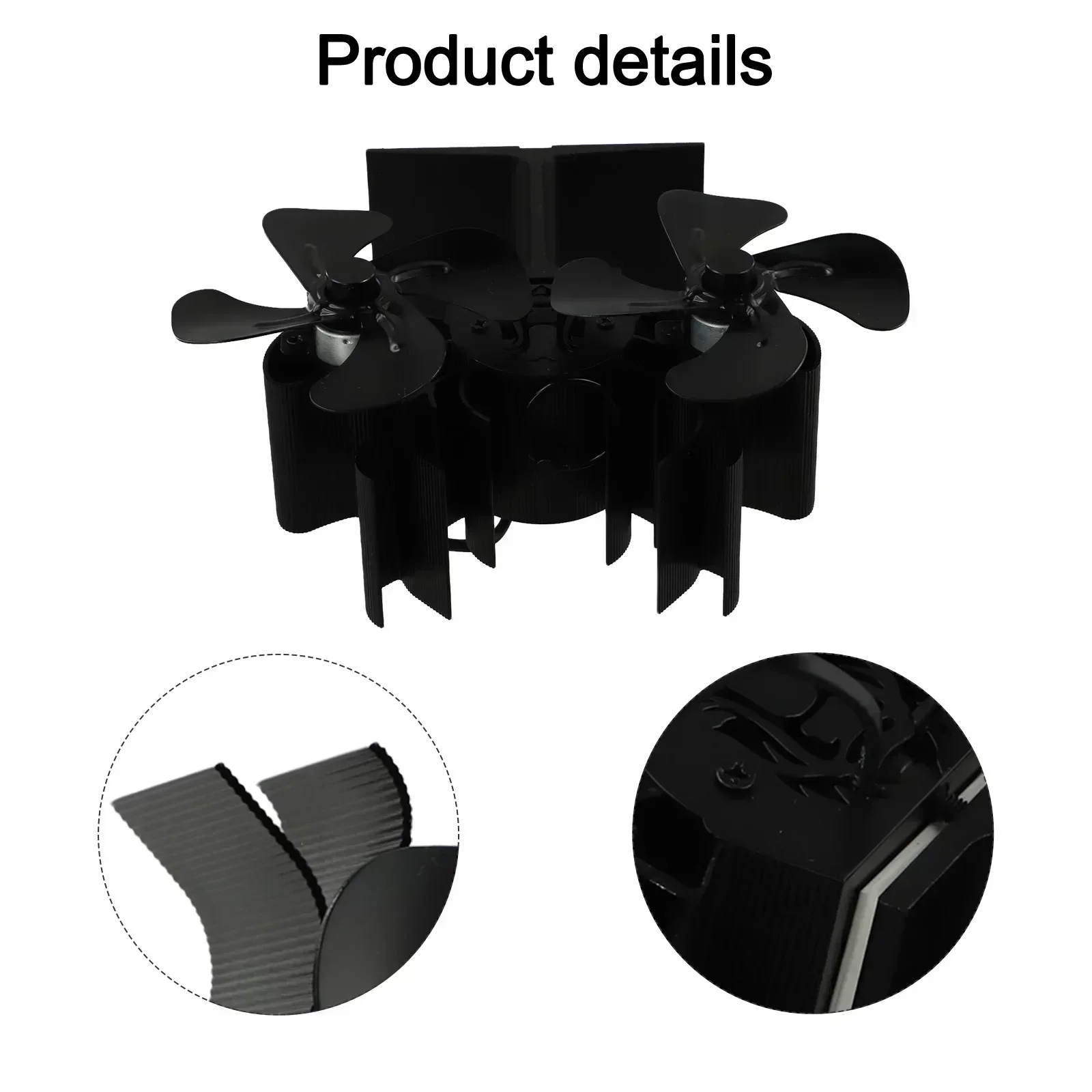 

Алюминиевый вентилятор печи Глубина вентилятора печи 89 мм 3,5 дюйма Вентилятор тепловой мощности Рабочая температура 50 C - 350 C Тихая работа