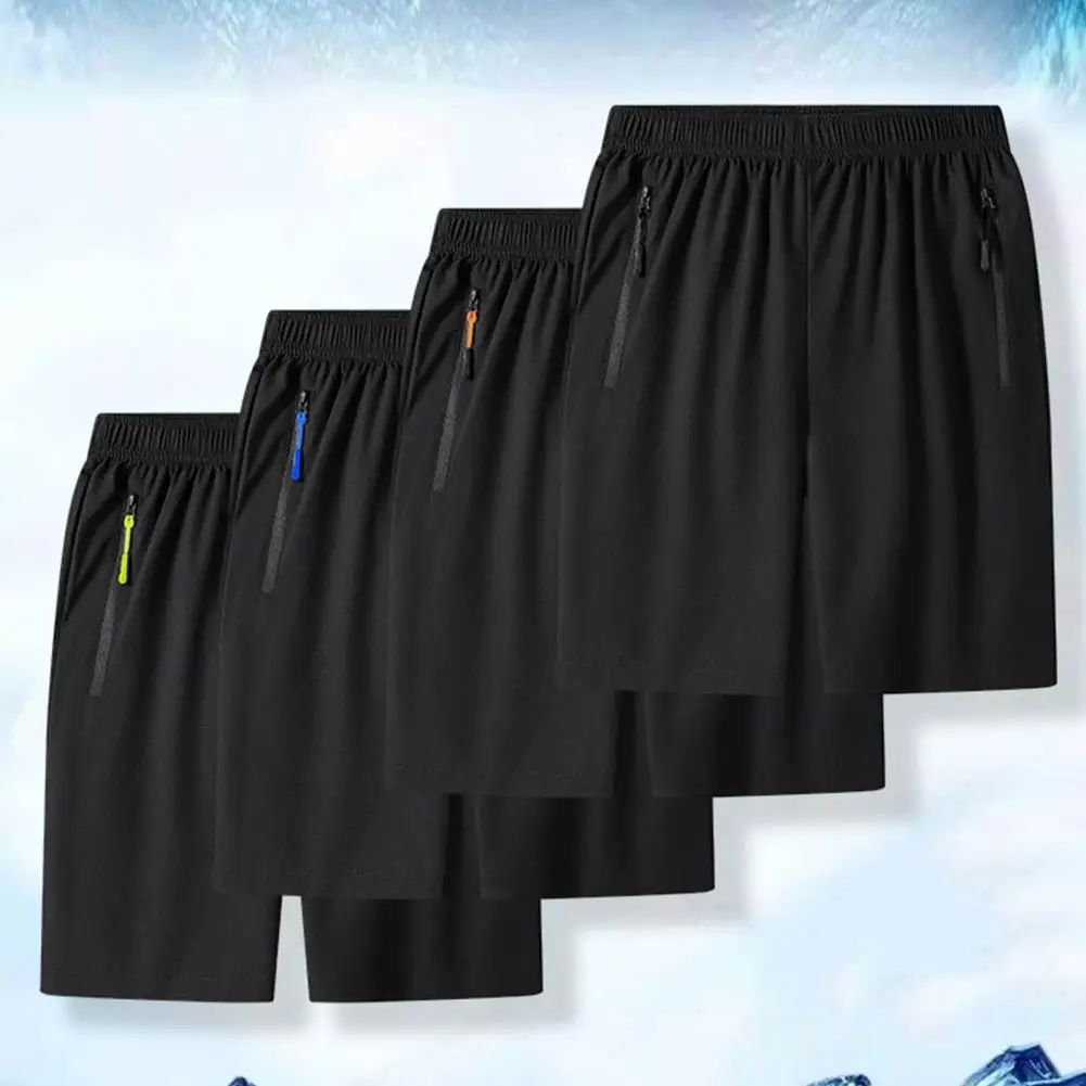 Heren Relaxed Fit Shorts Heren Sneldrogende Gymshorts Met Rits Zak Voering Voor Hardlooptraining Zomer Atletische Shorts Voor Heren