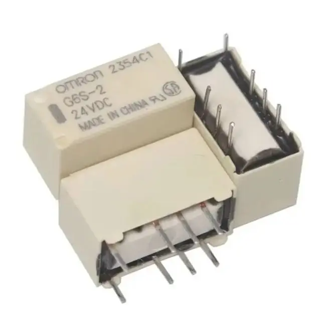 【5PCS】G6S-2 5VDC 12VDC 24VDC Signal Relay 8Pin DC 5V 12V 24V 2A Mini Signal Switch Relays