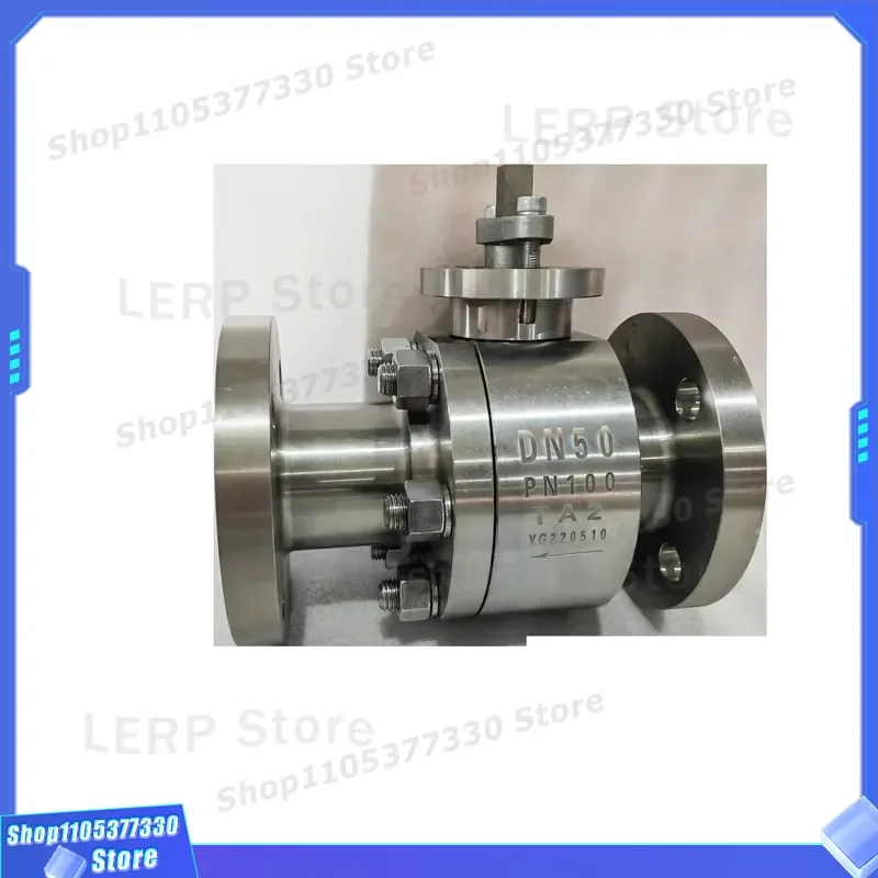 for Gr.2 Pure Titanium Swing Check Valve ASTM B348 Flange Horizontal Metal Seat Anti-Corrosion