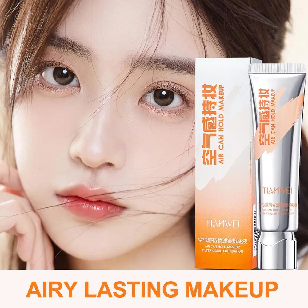 

30ml Air Long Hold Foundation Setting Makeup Long Lasting No-Makeup Removal Natural Concealer Perfect Base Makeup Cosmetics