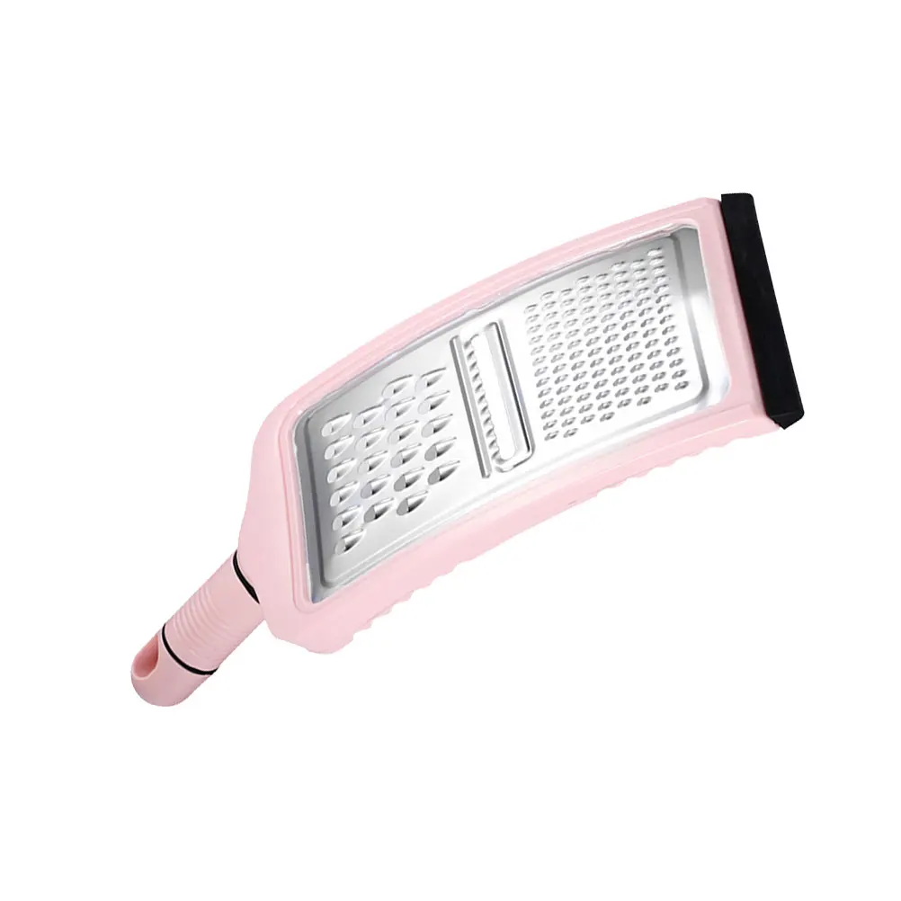 

Steel Vegetable Grater Multi-Function Kitchen Cutting Tool For Carrot Zester Easy Carrot Grater Wash Pink
