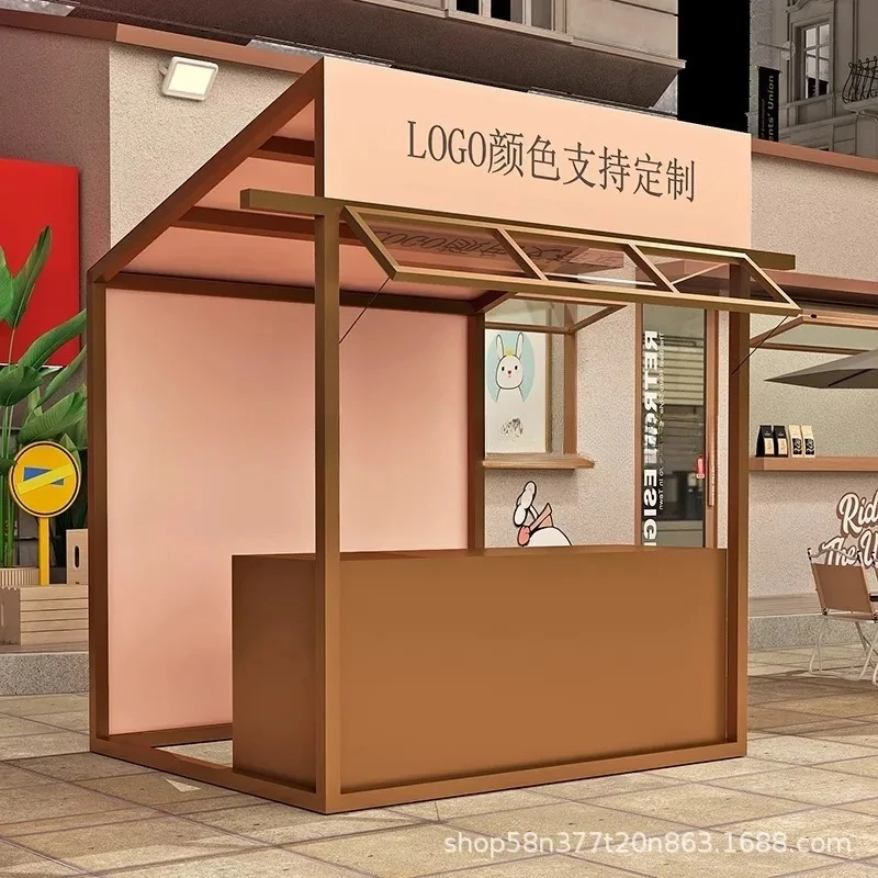 Yy - mobile cart stall market booth outdoor display stand exhibition booth