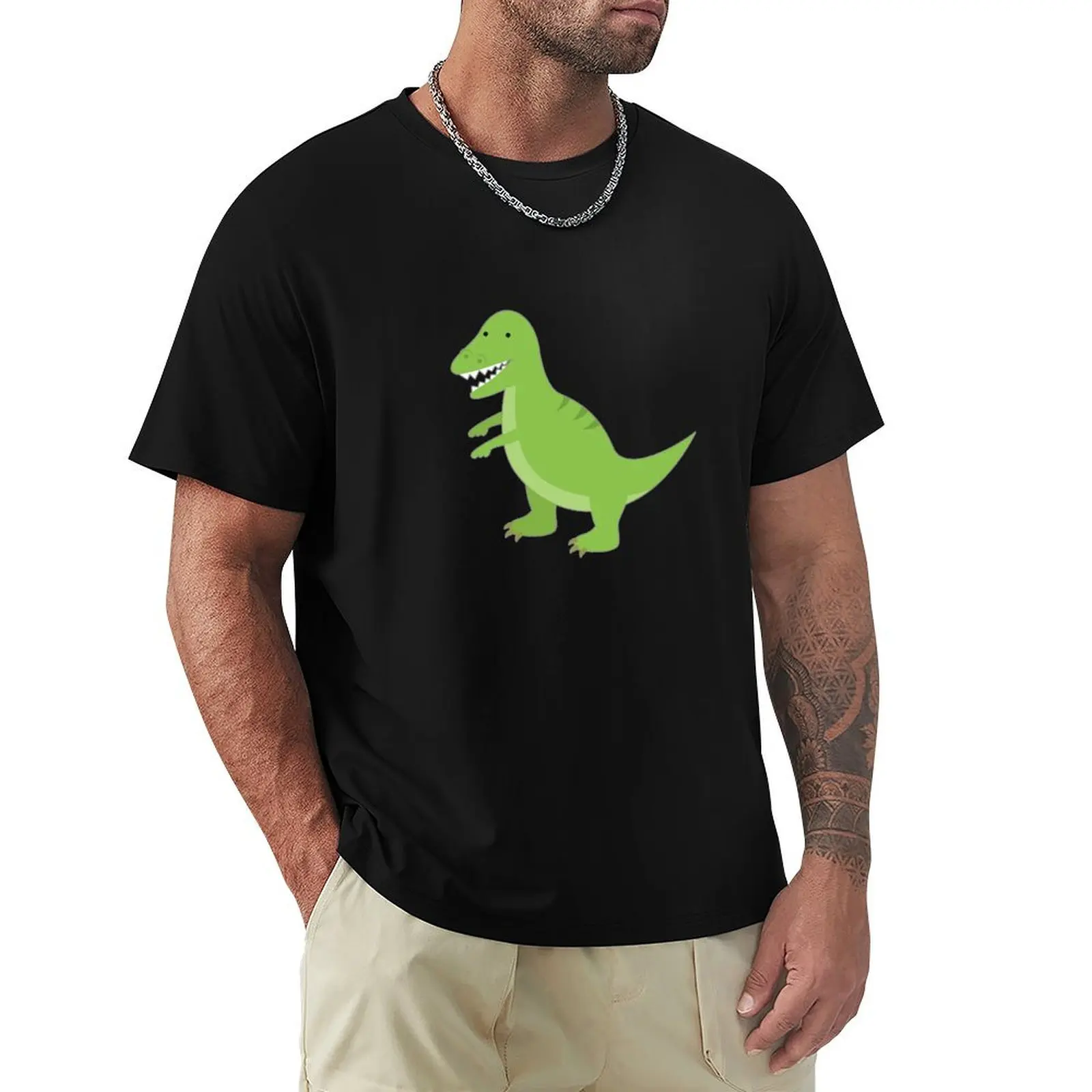 T-rex T-Shirt Stain Resistant Casual Tee