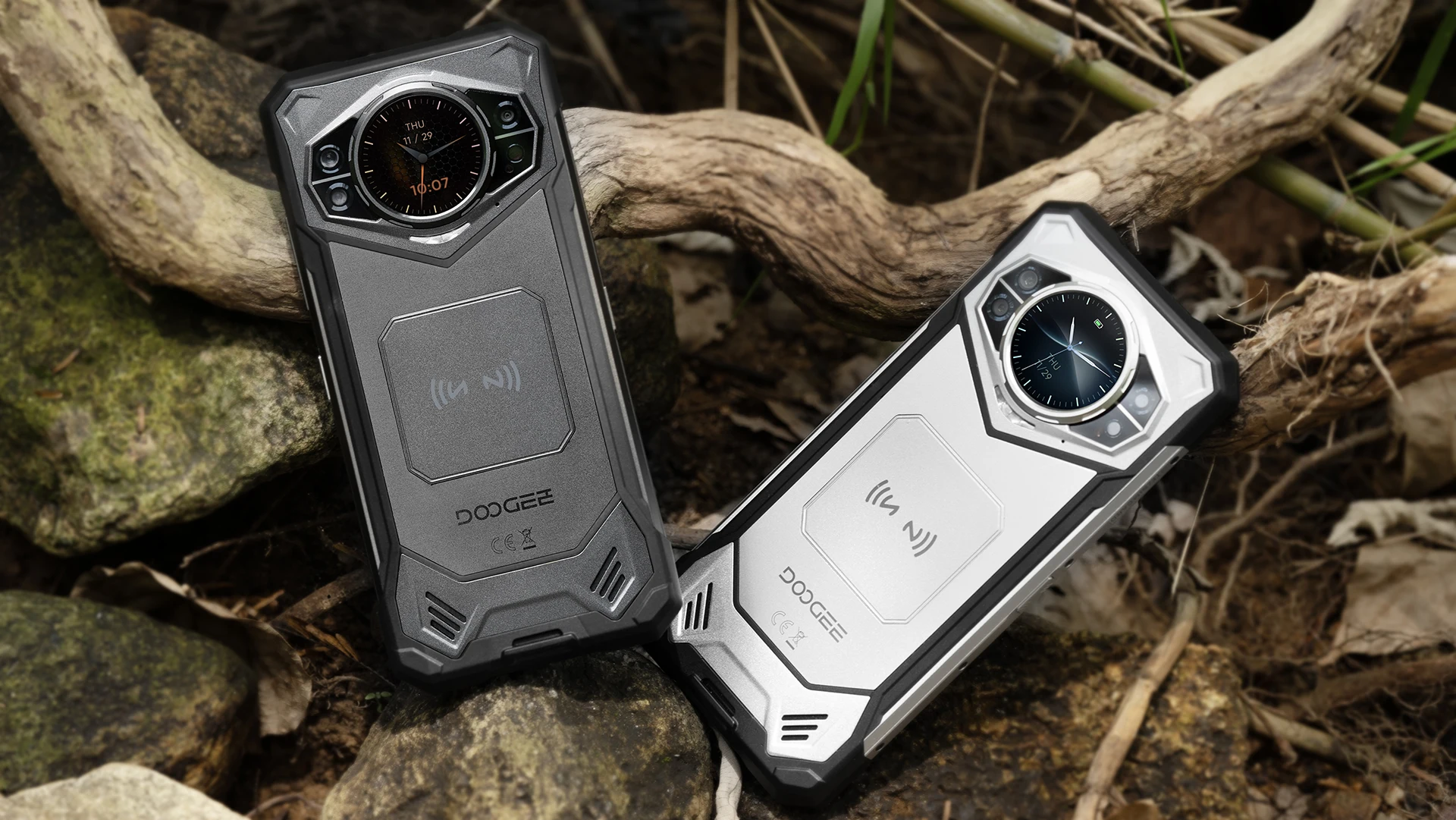DOOGEE S200 Rugged Phone 5G Dimensity 7050 Octa Core 1.32" AMOLED Rear Display 12GB RAM+256GB ROM 100MP Camera 10100mAh 5G Phone