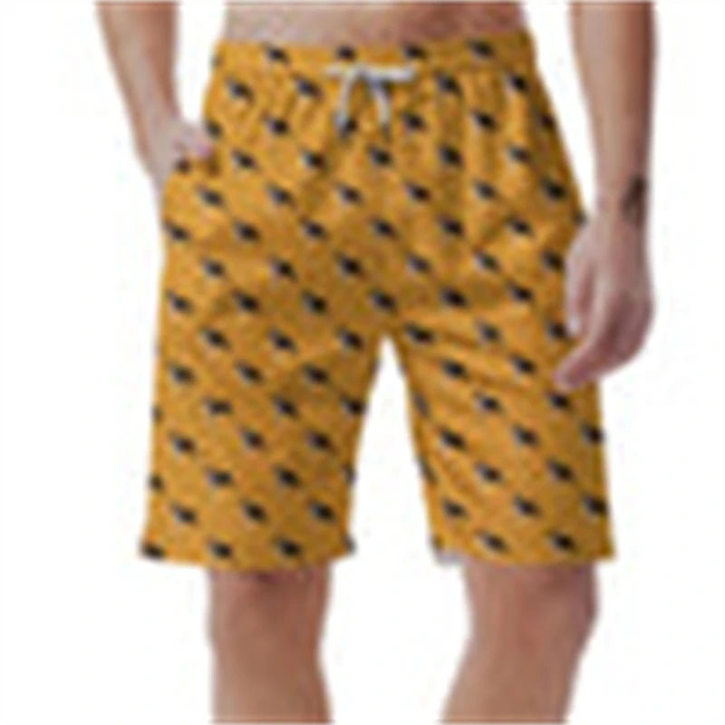 Bull Terrier Doodle Print Pattern Board Shorts 3D Printing Men's Outdoor Leisure Sports Gym Shorts Men Swim Trunks Short Pants