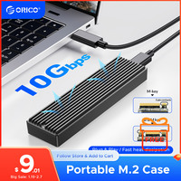 ORICO M2 SSD Case NVMe USB Type C Gen2 10Gbps PCIe SSD Case M2 SATA NGFF 5Gbps M.2 NVME Enclosure Disk Box M.2 SSD Case