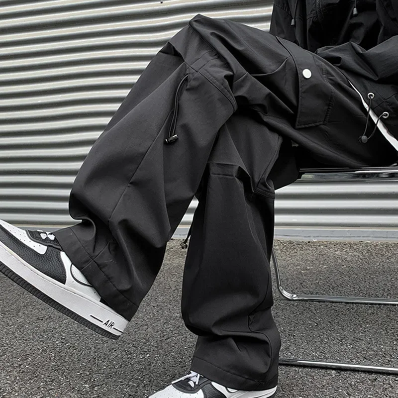 American Style Trendy Brand Men's Casual Long Pants Straight-Leg Cargo Pants Waterproof Windproof Outdoor Spring Autumn