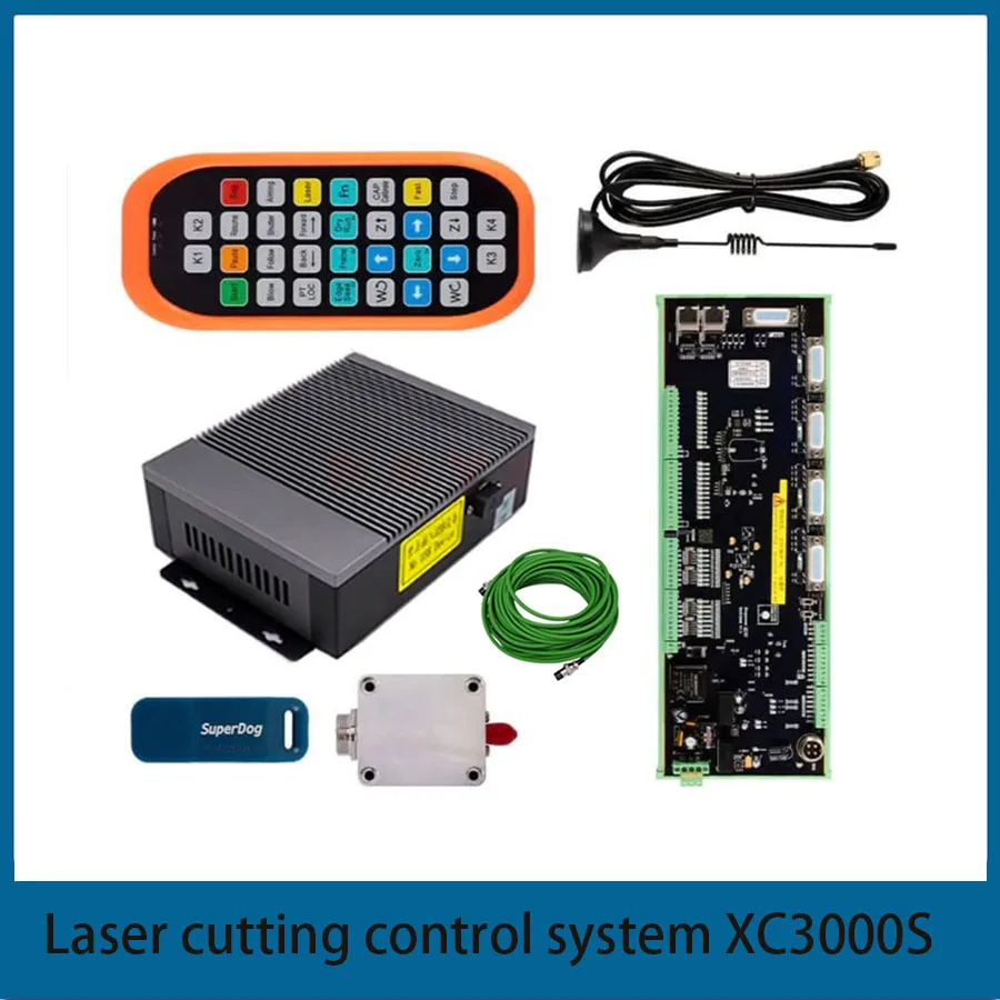 Laser cutting control system XC3000S with Raytools automatic laser cutting head BM110 3.3kw with driver 220V